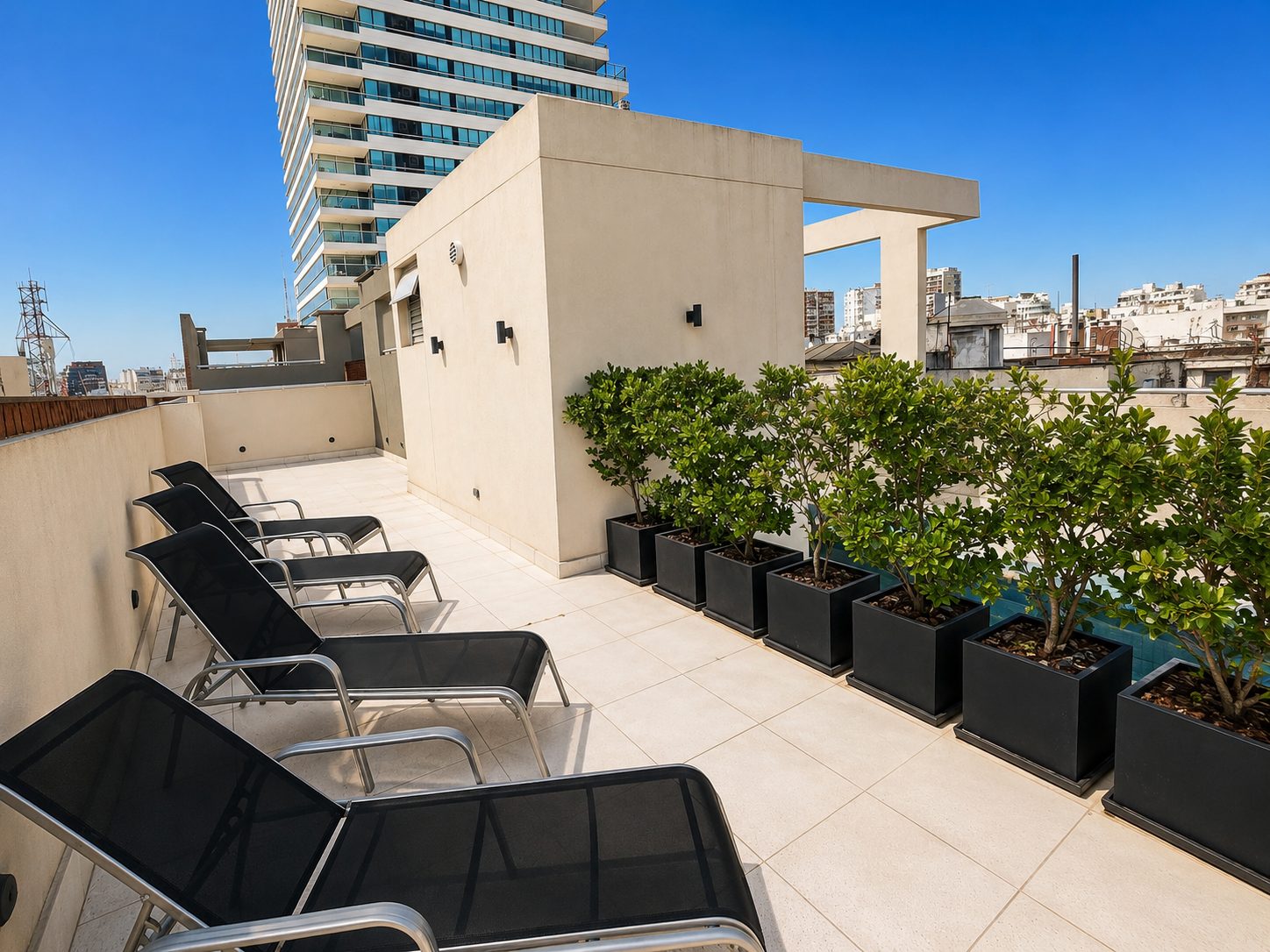 Terraza solarium con vista a Buenos Aires — Grupo Bairen